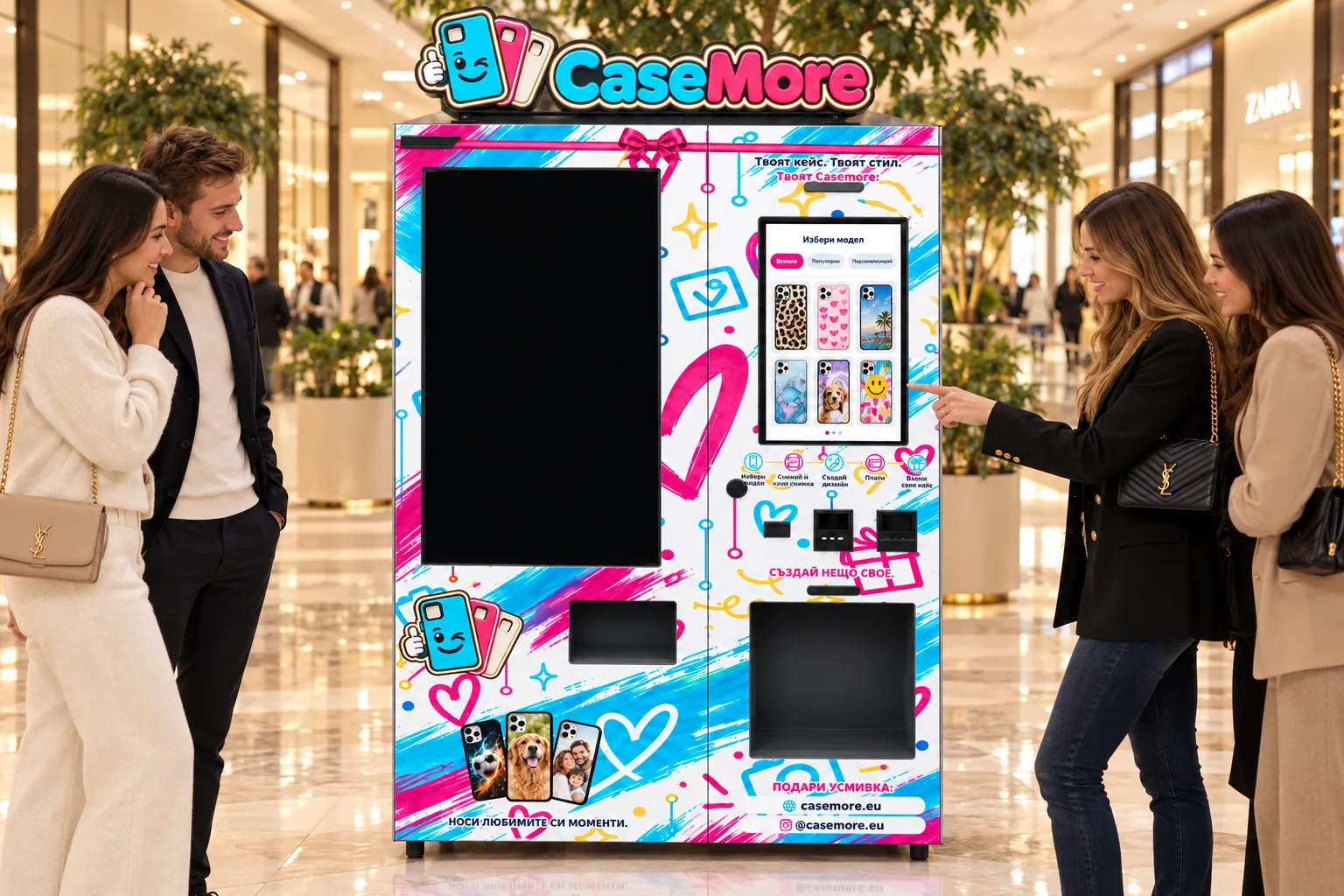 CaseMore 006 машина в търговски център